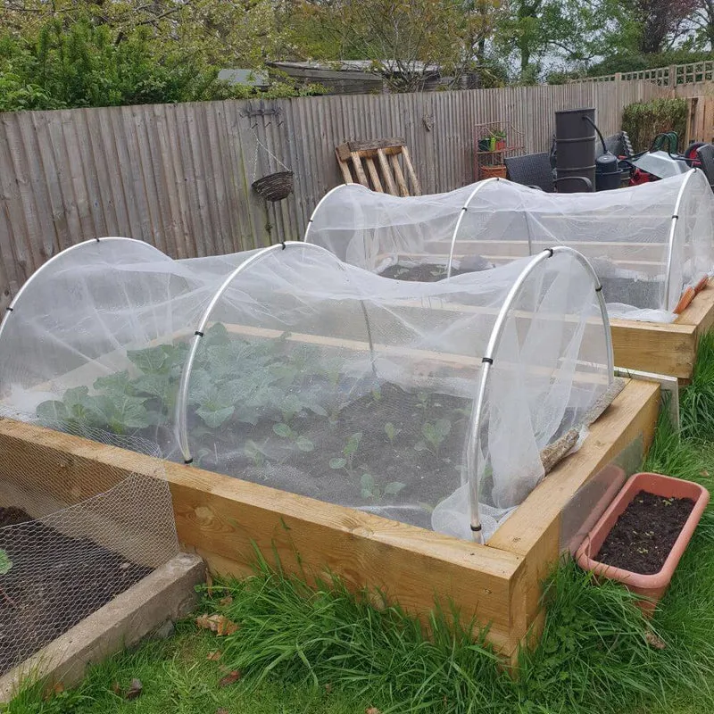 Small Round Aluminium Garden Hoop Tunnel Kits