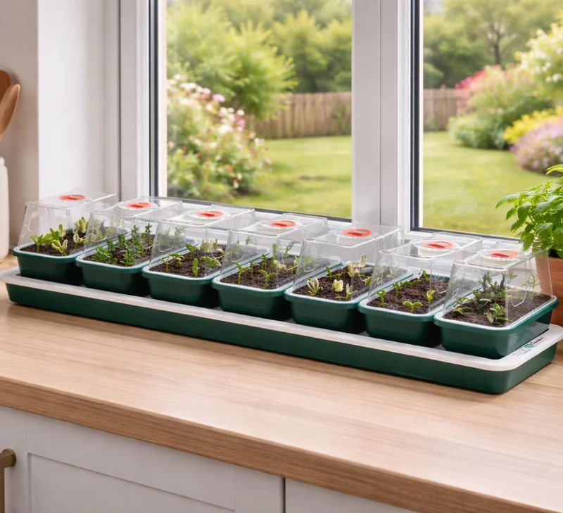 Super 7 Electric Windowsill Propagator With Heated Base
