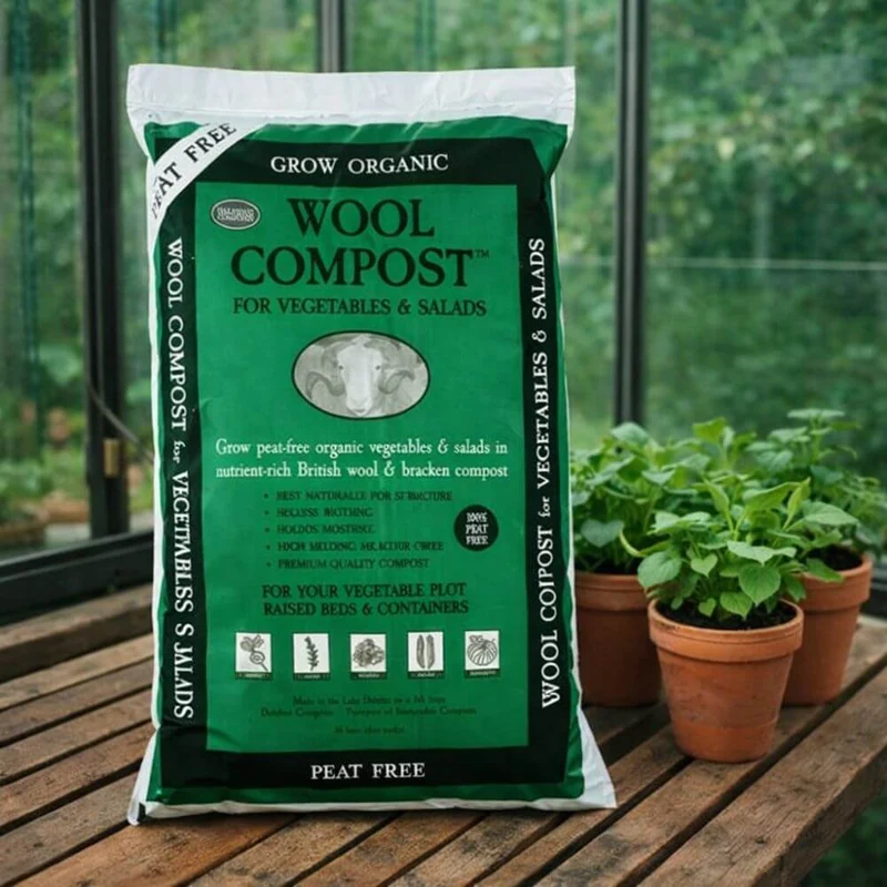 Wool Compost 30L for Organic Vegetable Growing