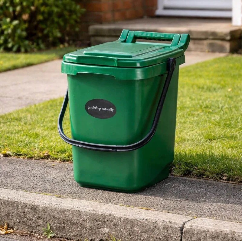 Council Food Waste Bin 23 Litre Kitchen Caddy