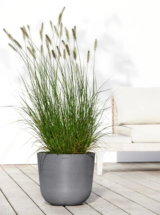 Kruka 'Oslo 35' Grey D35cm