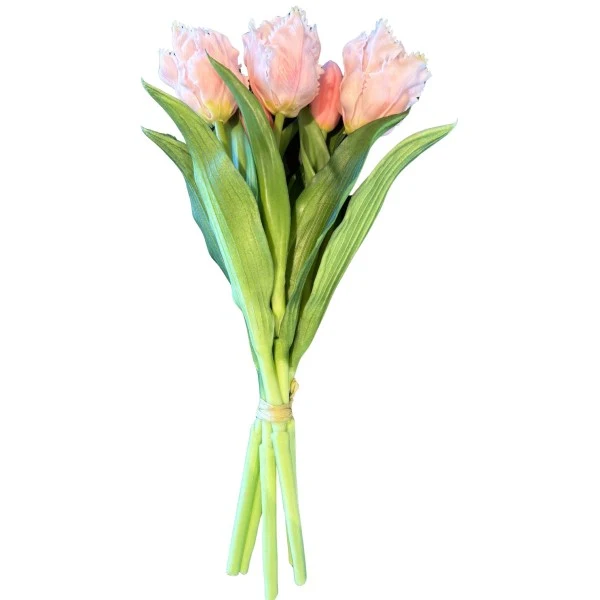 PARROT TULIP BOUQUET-5 PINK 30CM