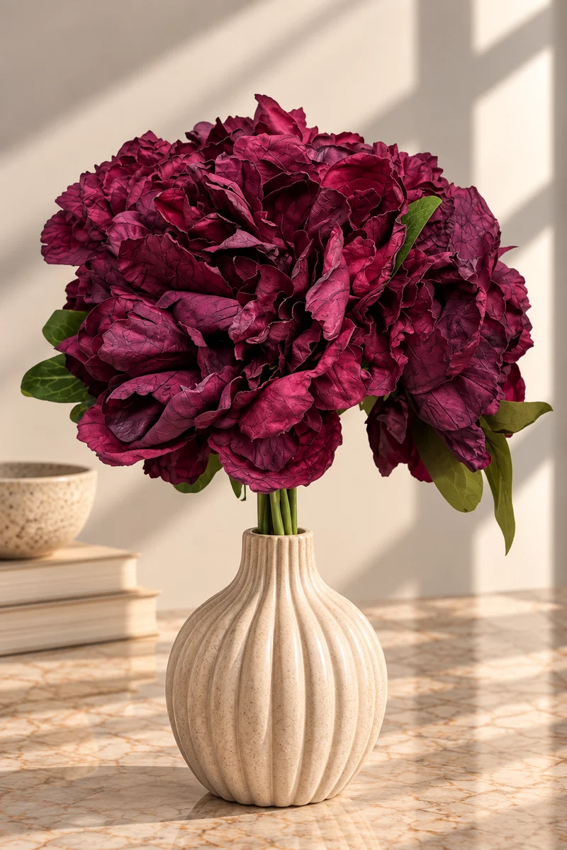 PEONY HYDRANGEA BUNDLE FUCSIA