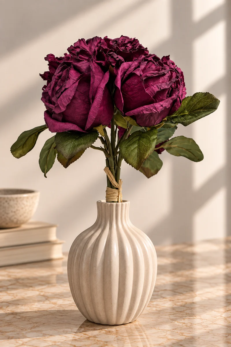 ROSE HYDRANGEA BUNDLE FUCSIA