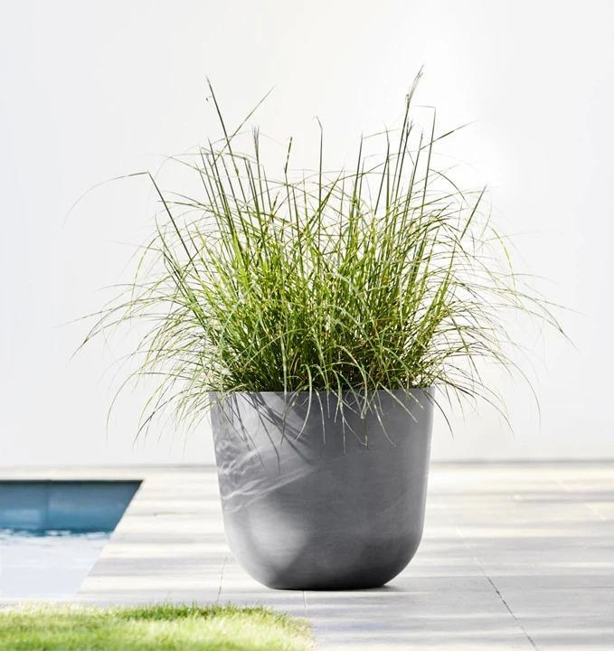 Kruka 'Oslo 45' Grey D45cm