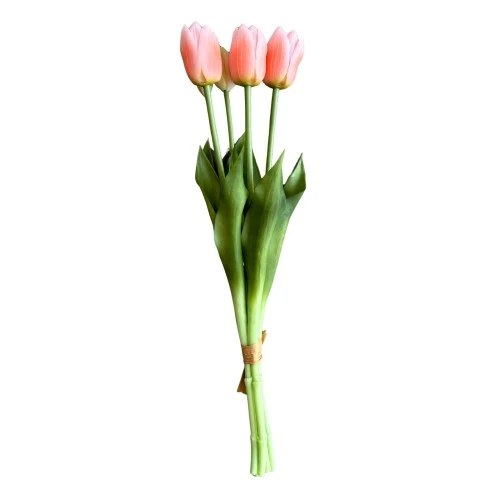 POINTY TULIP BOUQUET-5 PINK 45CM
