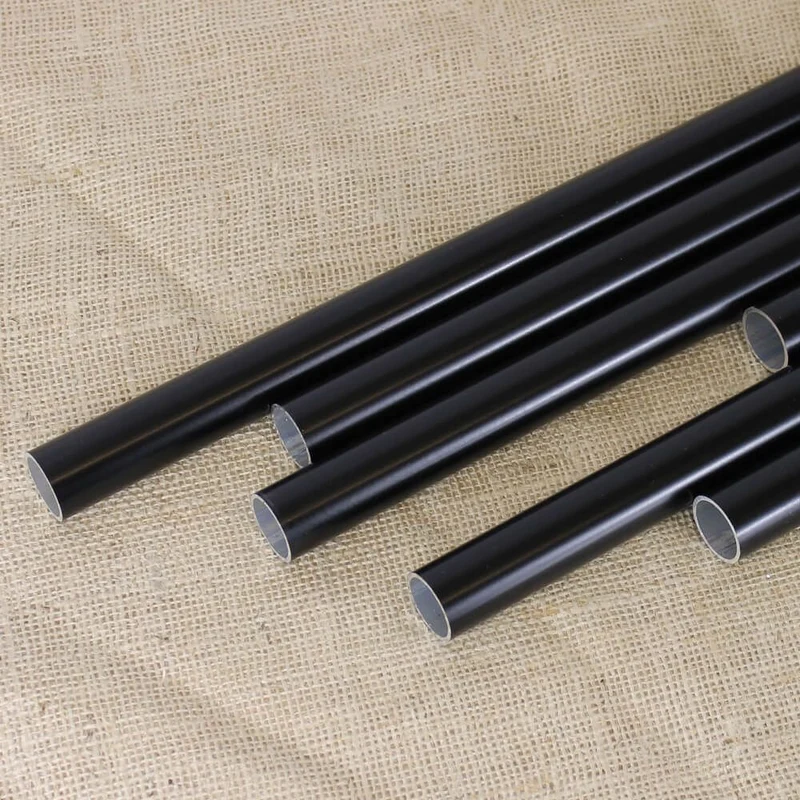 Heavy Duty Black Aluminium Tubes 27mm