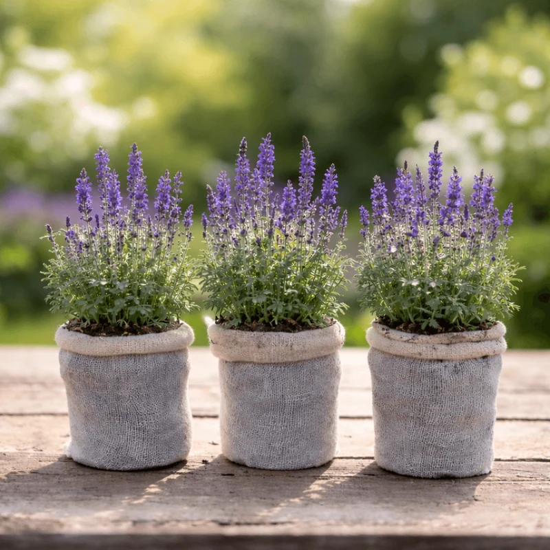 Wool Planting Pots Biodegradable Pack of 10