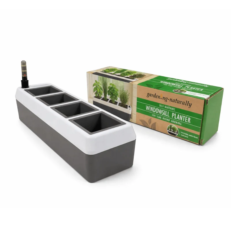 Self Watering Windowsill Planter for Herbs