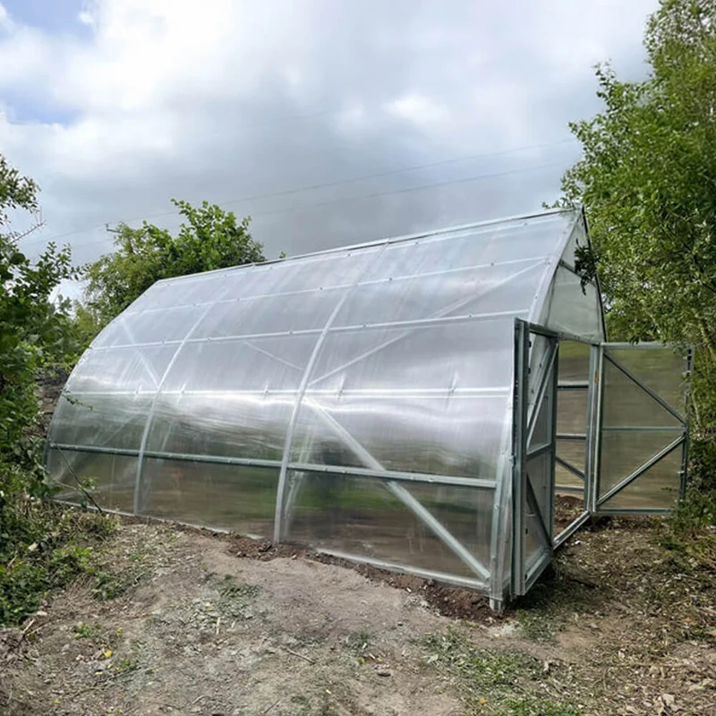 Large Professional Polycarbonate Greenhouse 4.2m wide