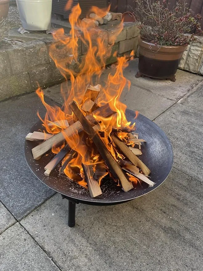 Cast Iron Fire Pit for Outdoor Heating 3 Sizes