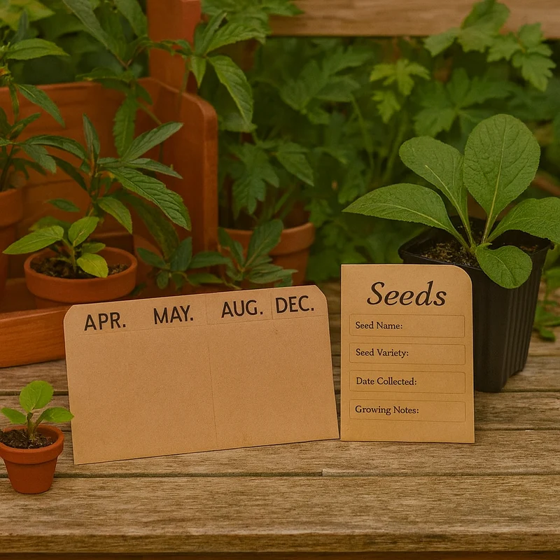 Seed Storage Envelopes and Dividers
