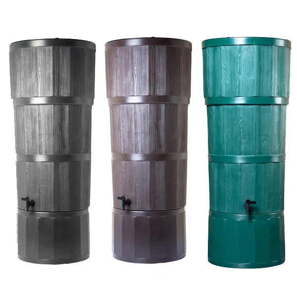 Woodgrain Effect Polybutt 150 litres