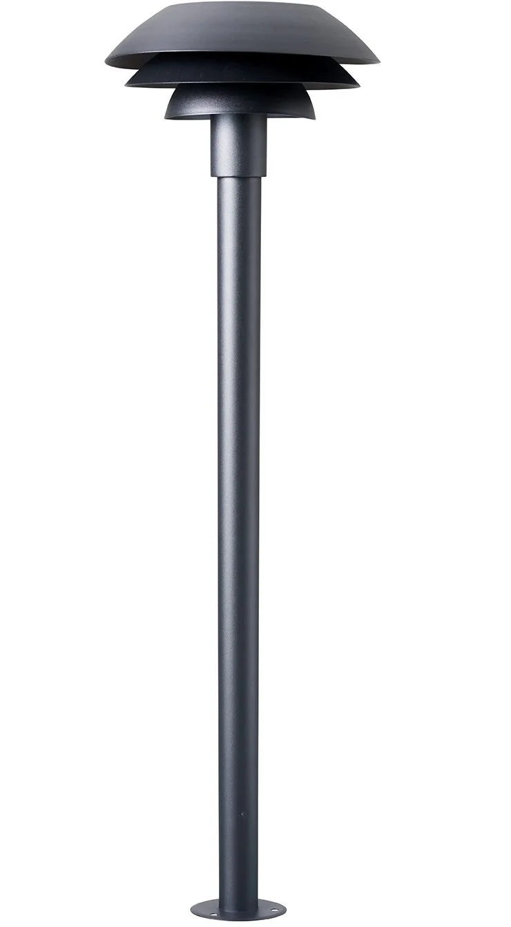 DL31 svart trädgårdslampa utomhus