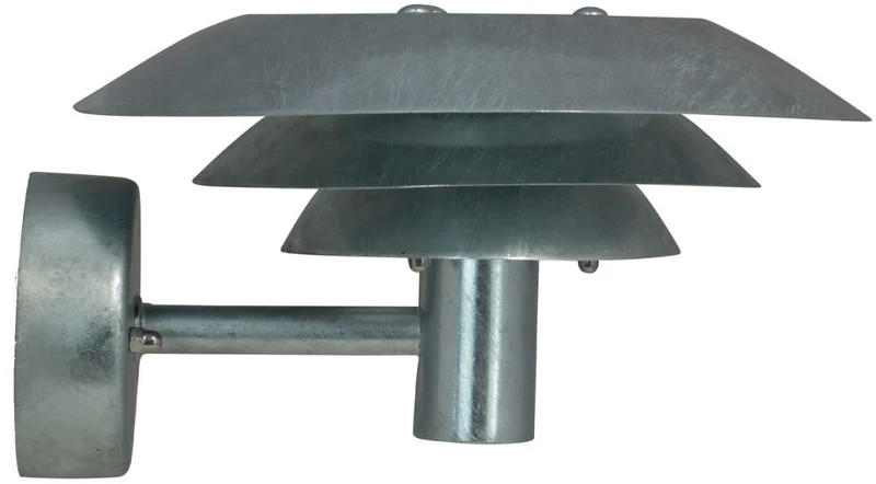 DL25 galvaniserad utomhusvägglampa