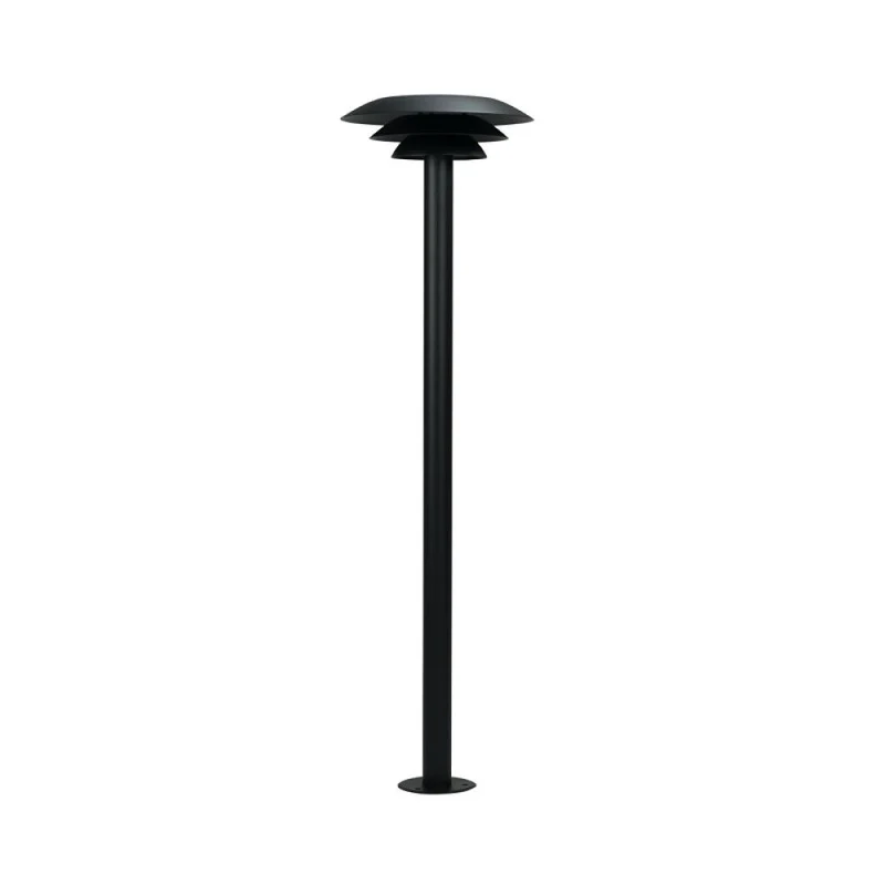 DL25 svart trädgårdslampa utomhus