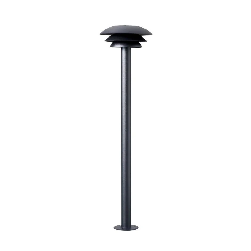 DL20 svart trädgårdslampa utomhus