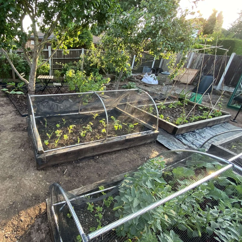 Garden Tunnels with Covers Aluminium Portable