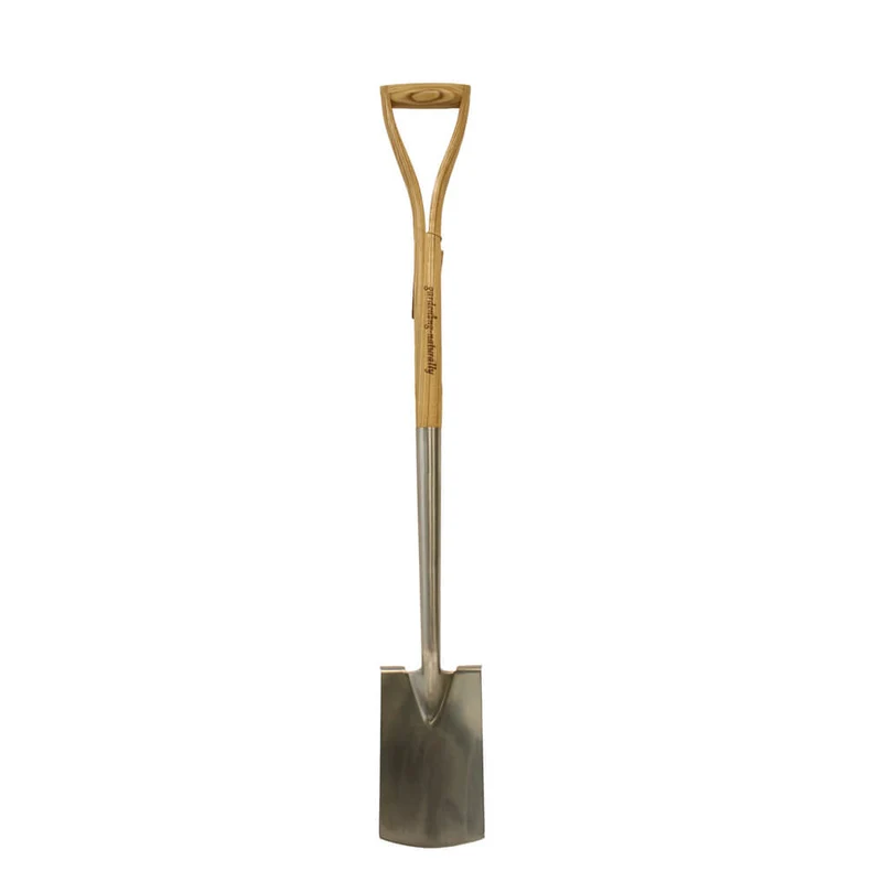 Border Spade - Stainless Steel with Ash Wood Handle