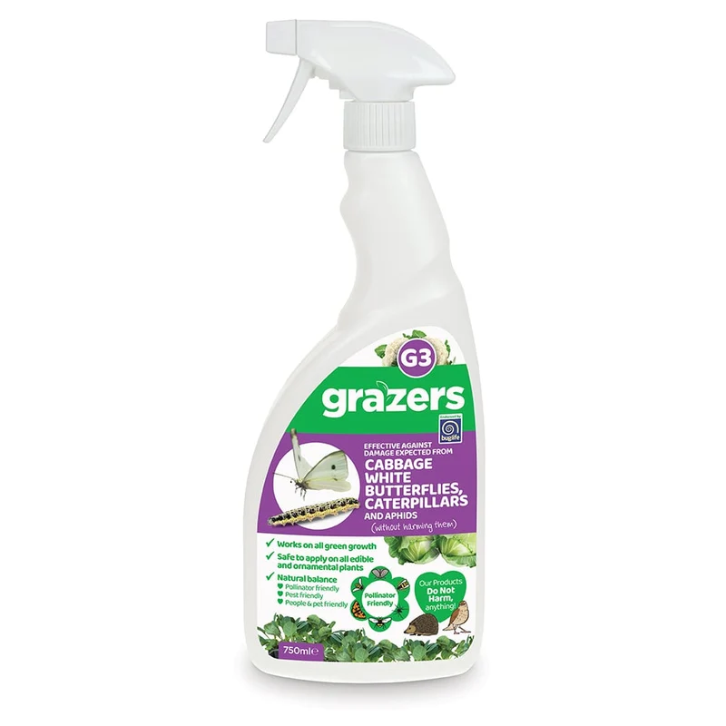 Grazers Cabbage White Butterflies & Caterpillars Spray or Concentrate