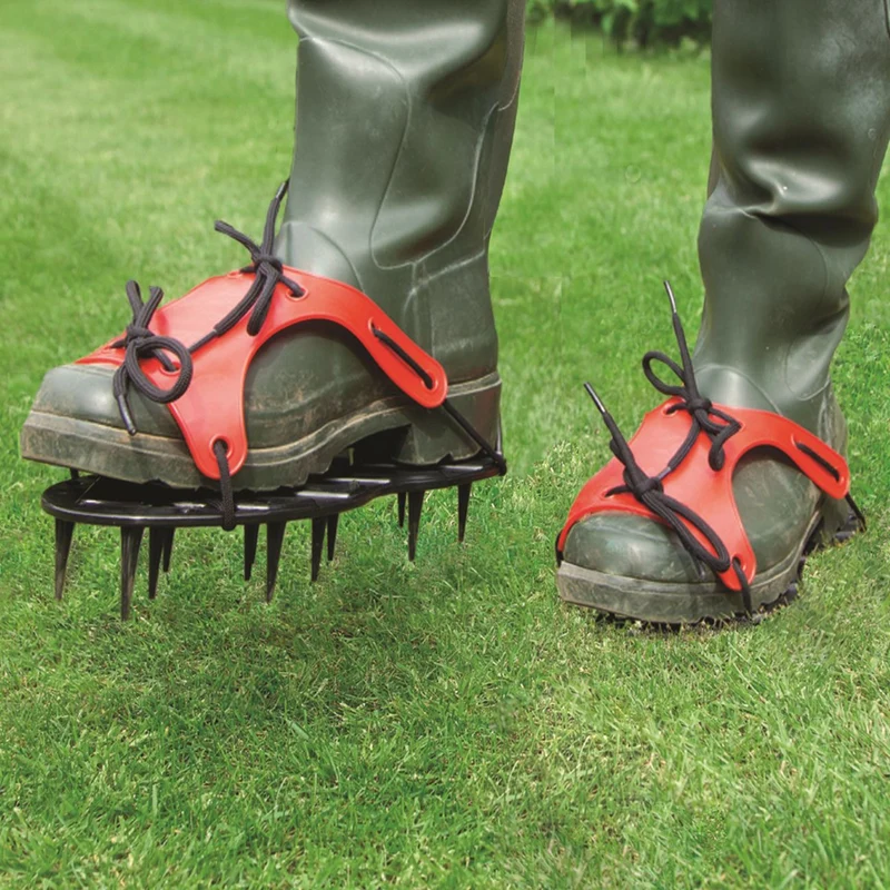 Super Tough Lawn Spike Shoes – Aerate Your Lawn Efficiently