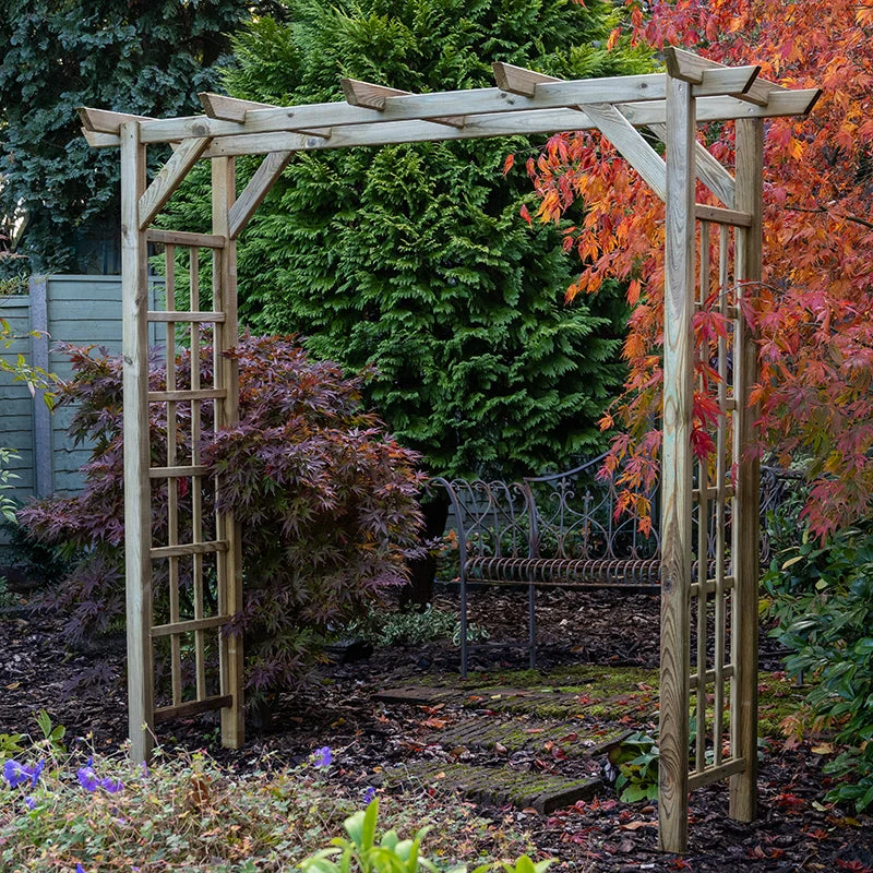 Forest Garden Classic Flat Top Garden Arch