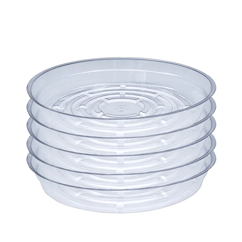 Clear Vinyl Plant Saucer 5-Pack