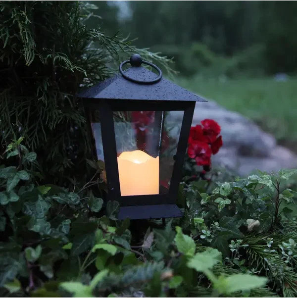 LED Gravlykta Serene Svart 12x40 cm