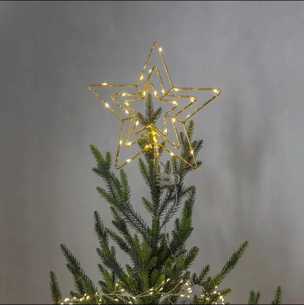 Toppstjärna Topsy 30LED Guld 27,5 cm 30 LED