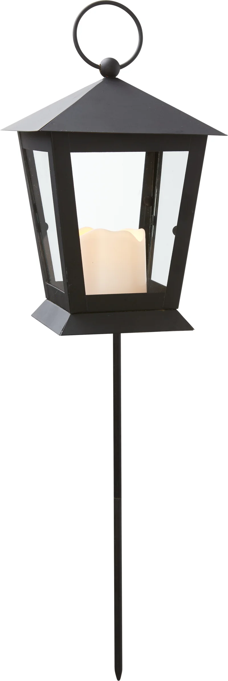Gravlykta 'Serene' LED, svart H40cm