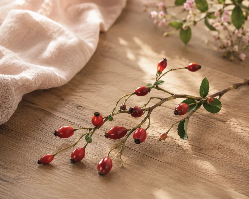 Rosehip Zaffiro Spray röd 84 cm