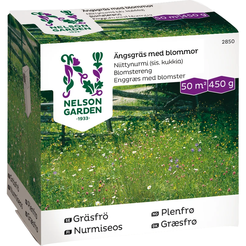 Gräsfrö 'Ängsgräs med blommor' 0.45kg