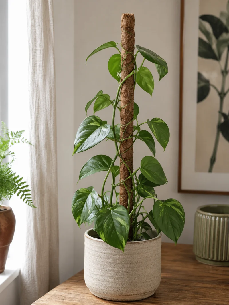 Växtstöd Trä och Kokos H60cm