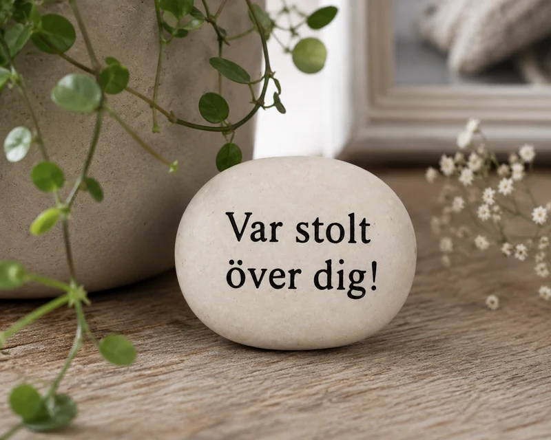 Sten 'Var Stolt Över Dig'