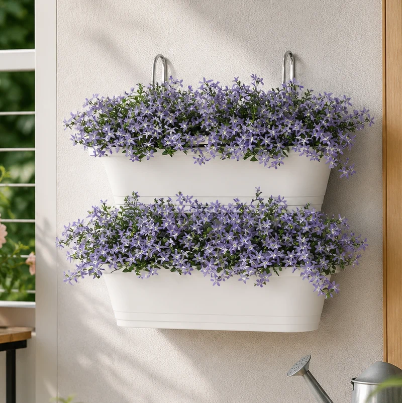 Corsica Vertical Forest Large 2-set White