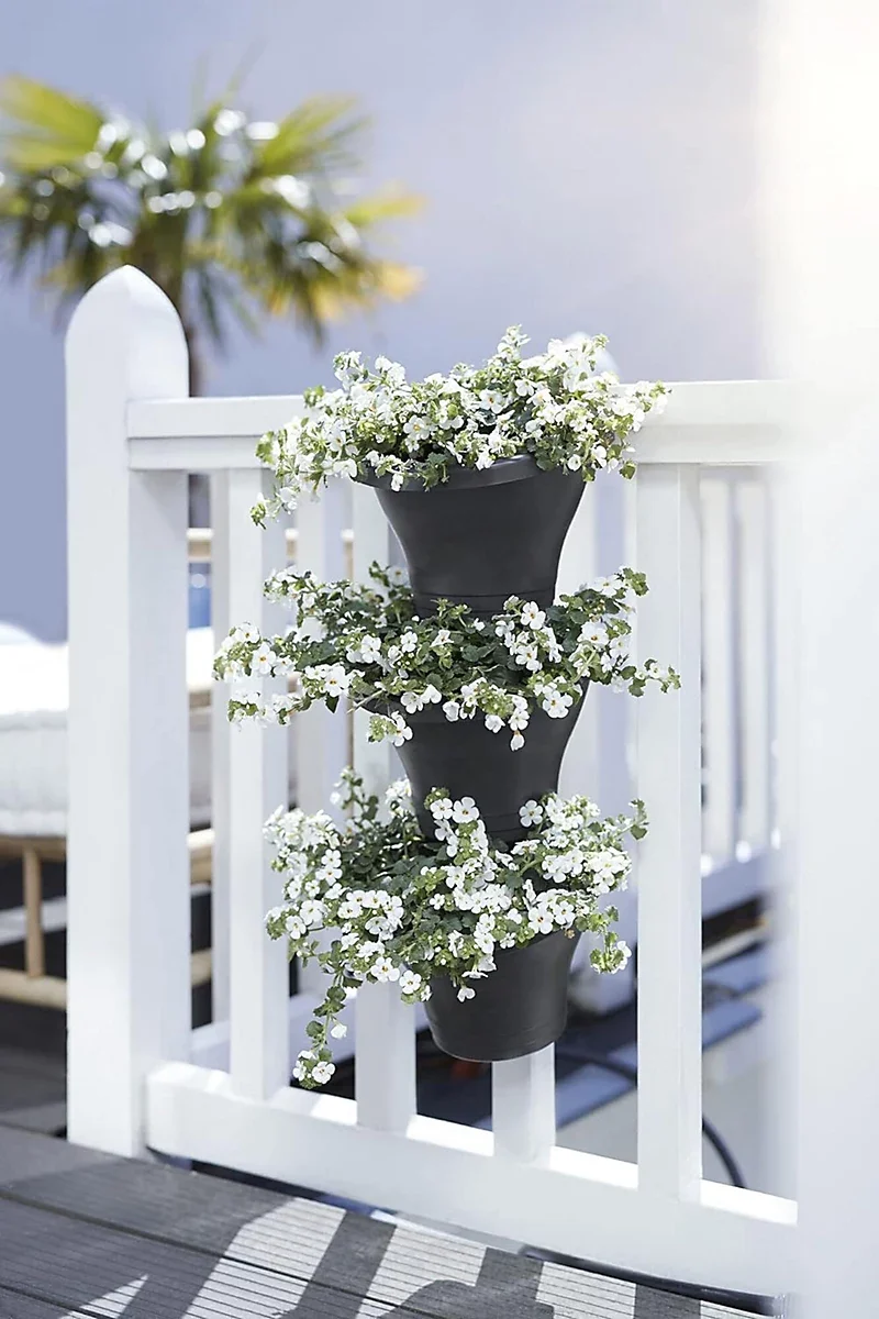 Corsica Vertical Forest 24x16cm 3-set Anthracite