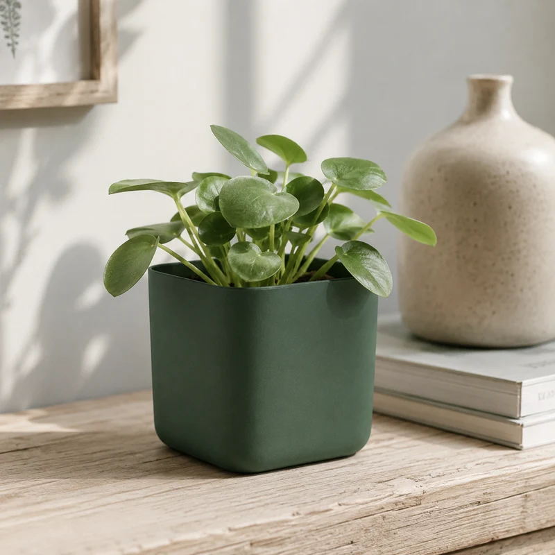 b.for Soft Square D14cm Leaf Green