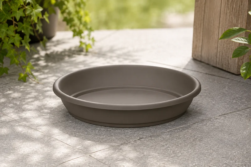 Krukfat Aura Round Saucer D54cm SAND