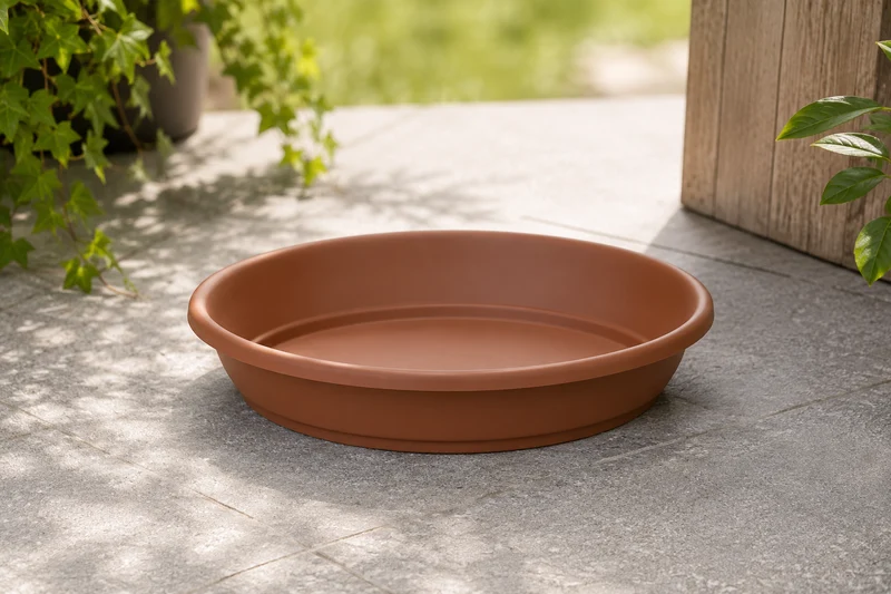 Krukfat Aura Round Saucer D18cm CLAY