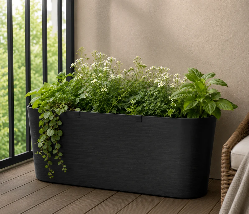Kruka Kos D78cm BLACK