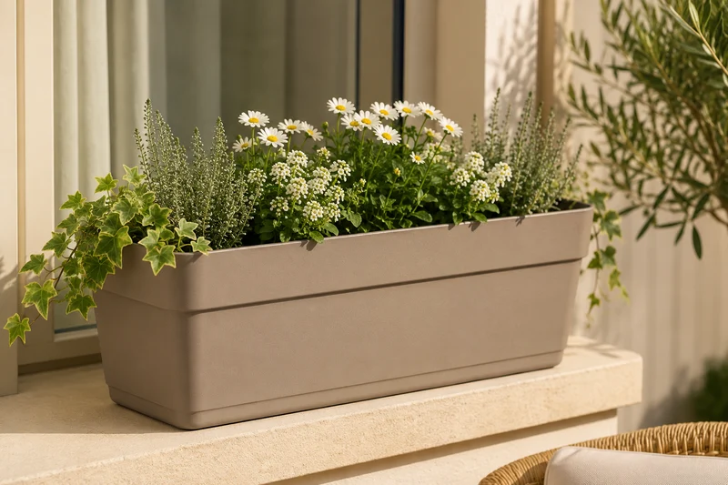 Kruka Blossom D50cm SAND