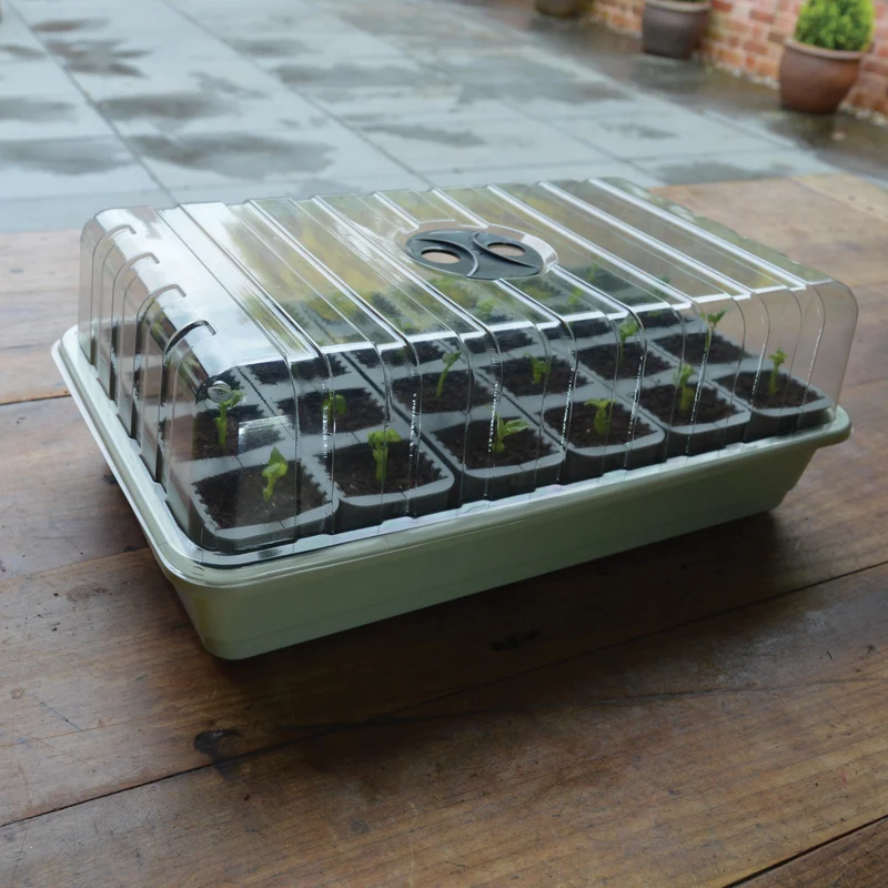 Miniväxthus 'Fast Root Self Watering' 24 celler
