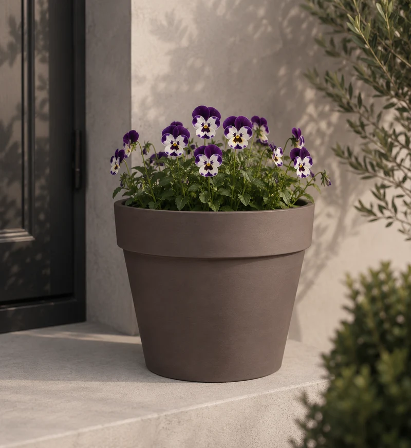 Kruka 'Bistro Brown' 27cm