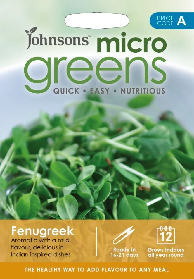 Microgreens Bockhornsklöver 'Fenugreek'