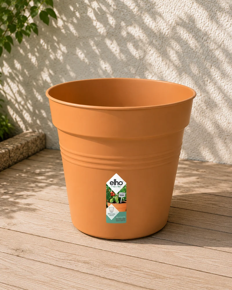 Green Basics Growpot 13cm - Terracotta