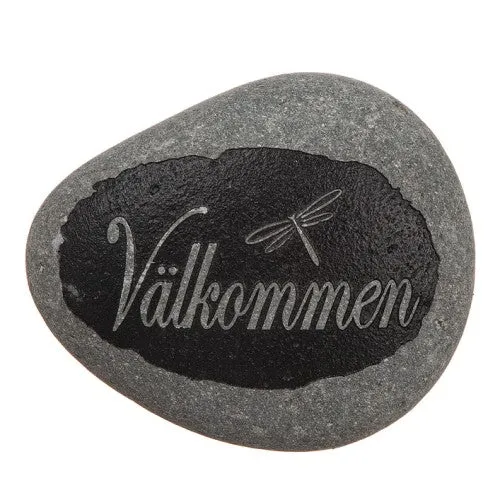 Sten 'Välkommen' med Trollslända