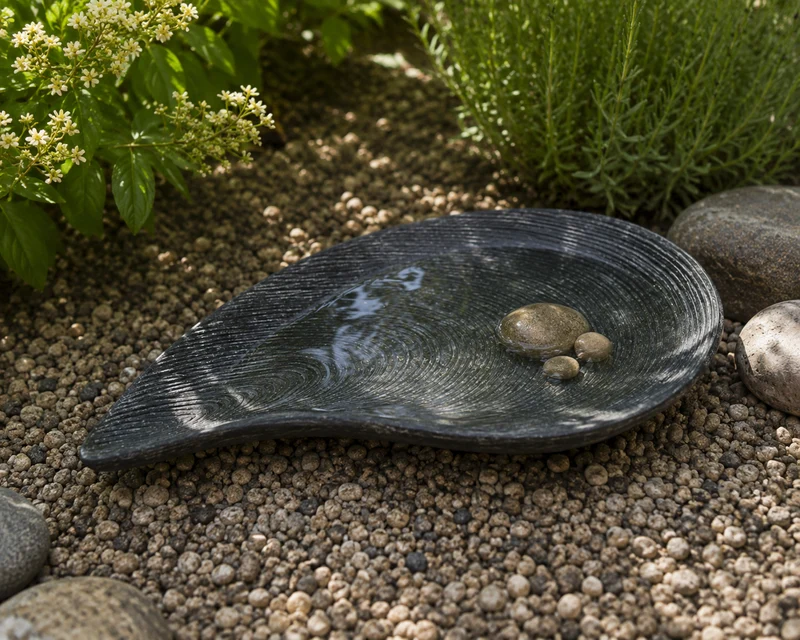 Fågelbad Mussla