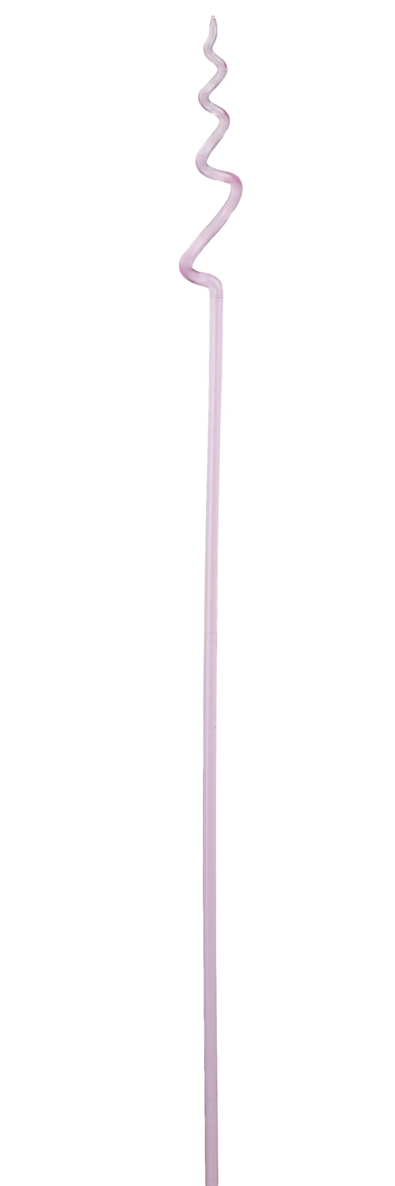 HORNUM Orkidépinne 'Akryl Spiral' Klar Rosa