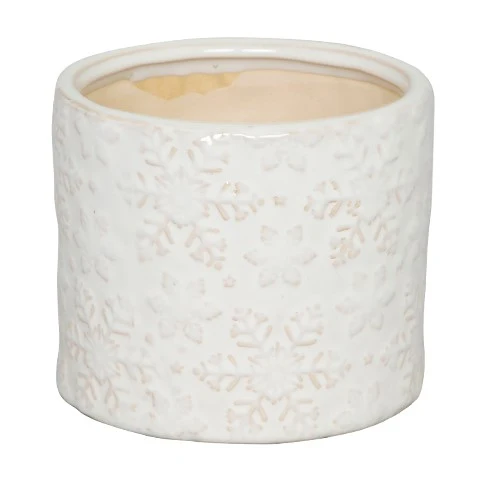 Kruka 'Derya' Creme D11,5cm