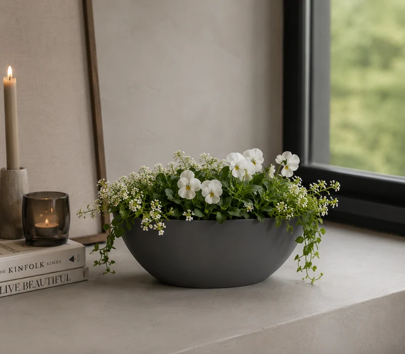 Brussels 'Diamond Oval' Ytterkruka L20cm - Anthracite
